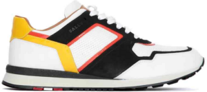 Giày Bally Astreo Leather And Mesh Running Sneakers 'White' 6220430