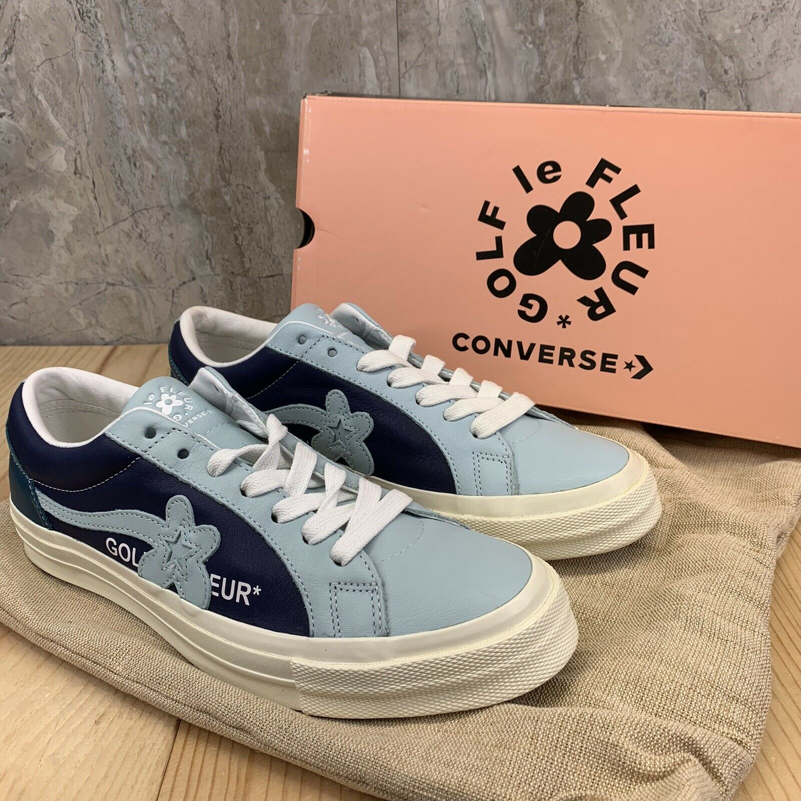 Giày Converse Golf Le Fleur x One Star Ox 'Industrial Pack Blue' 164024C - Ảnh 2
