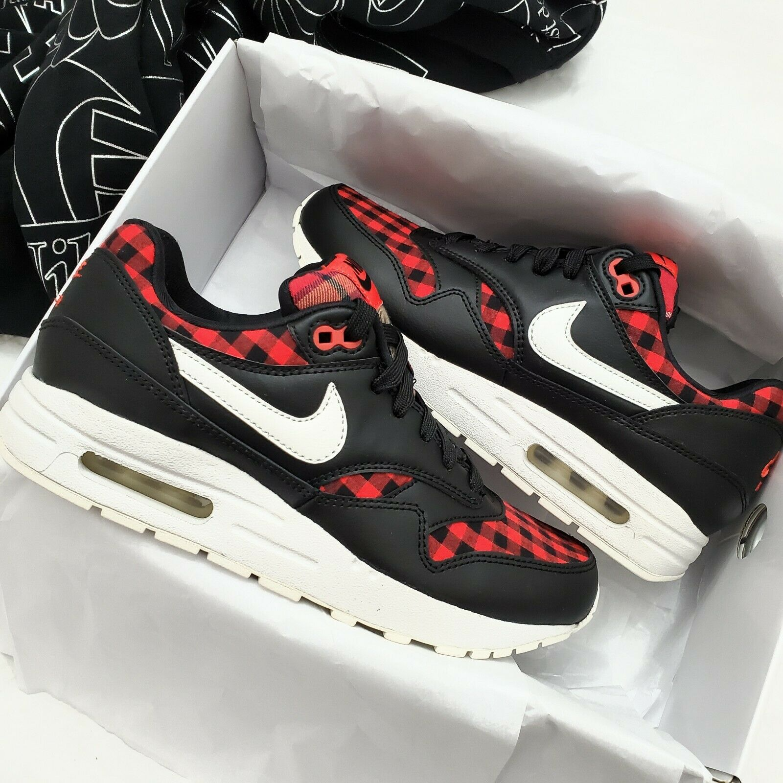 Giày Nike Air Max 1 SE GS 'Plaid' AQ3188-002 - Ảnh 2