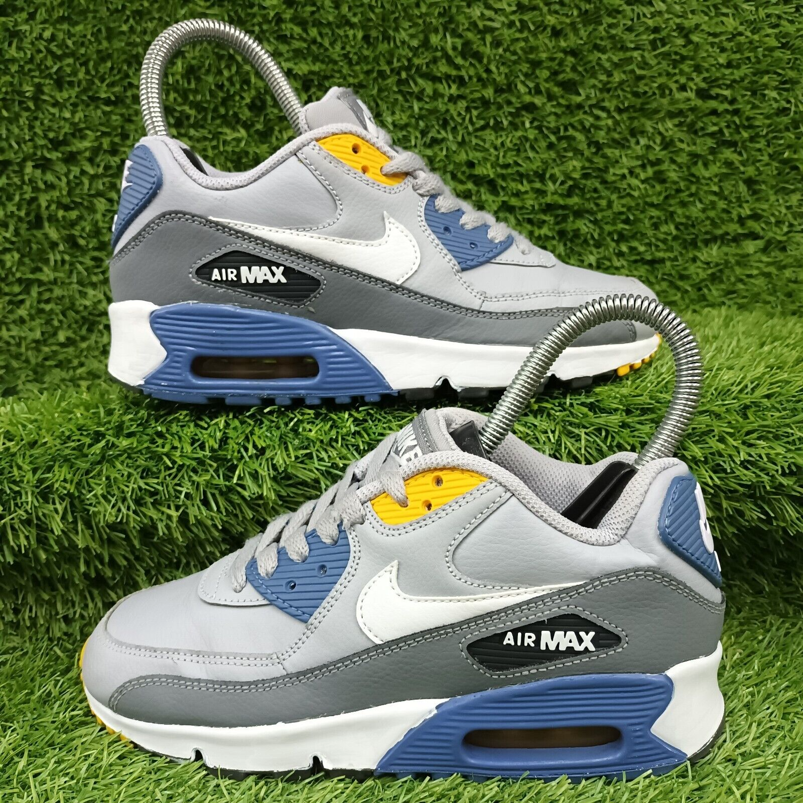 Giày Nike Air Max 90 Leather 'Woft Grey White' 833412-026 - Ảnh 4
