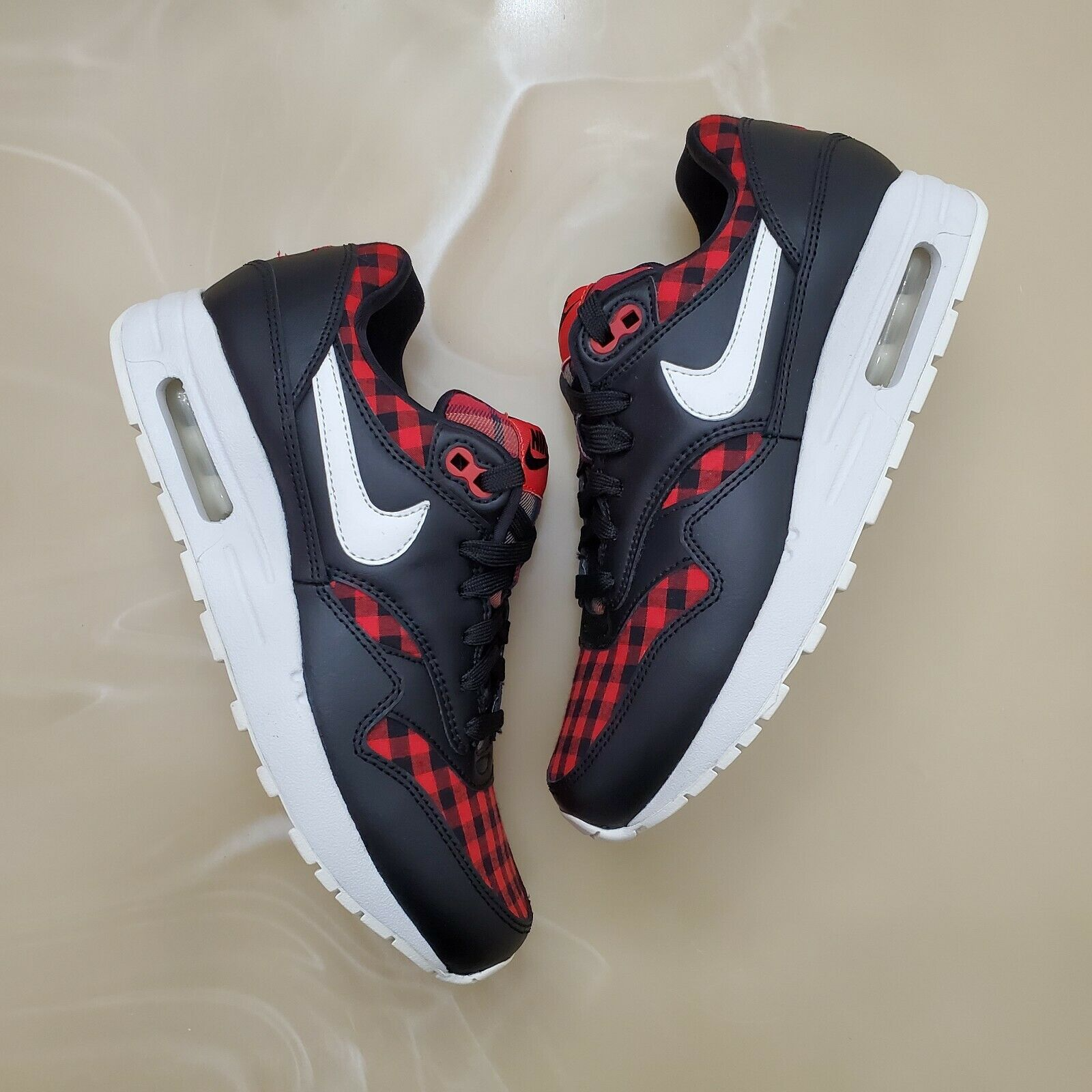 Giày Nike Air Max 1 SE GS 'Plaid' AQ3188-002 - Ảnh 5