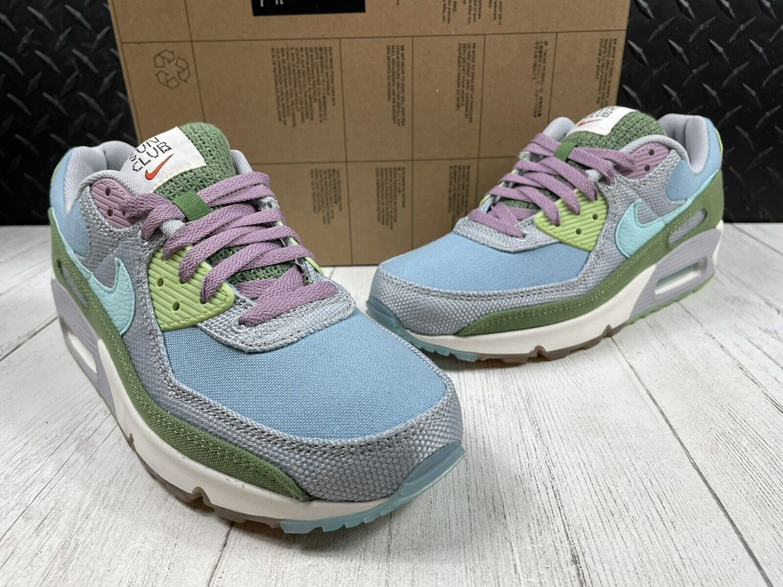 Giày Nike Air Max 90 SE 'Worn Blue Treeline' DM0036-400 - Ảnh 3