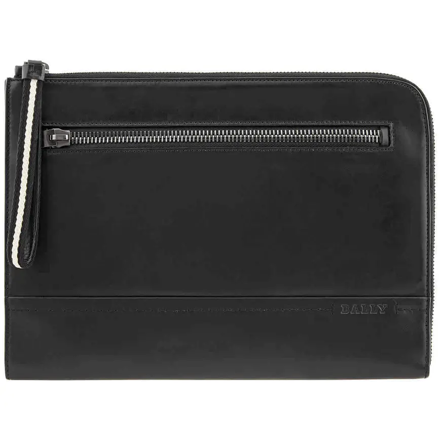 Túi Bally Men's Novo 'Black Leather' 6224148