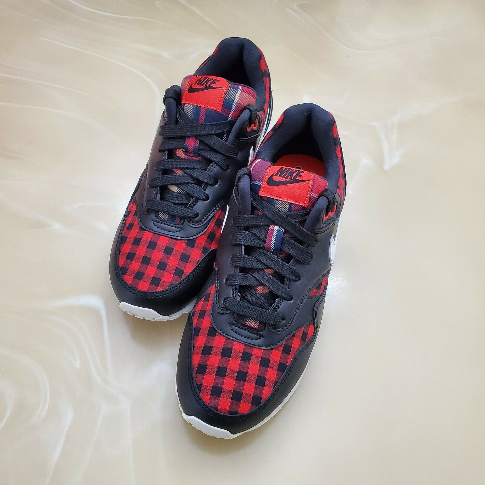 Giày Nike Air Max 1 SE GS 'Plaid' AQ3188-002 - Ảnh 4