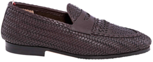 Giày Bally Plinker Woven Loafers 'Brown' 6237972