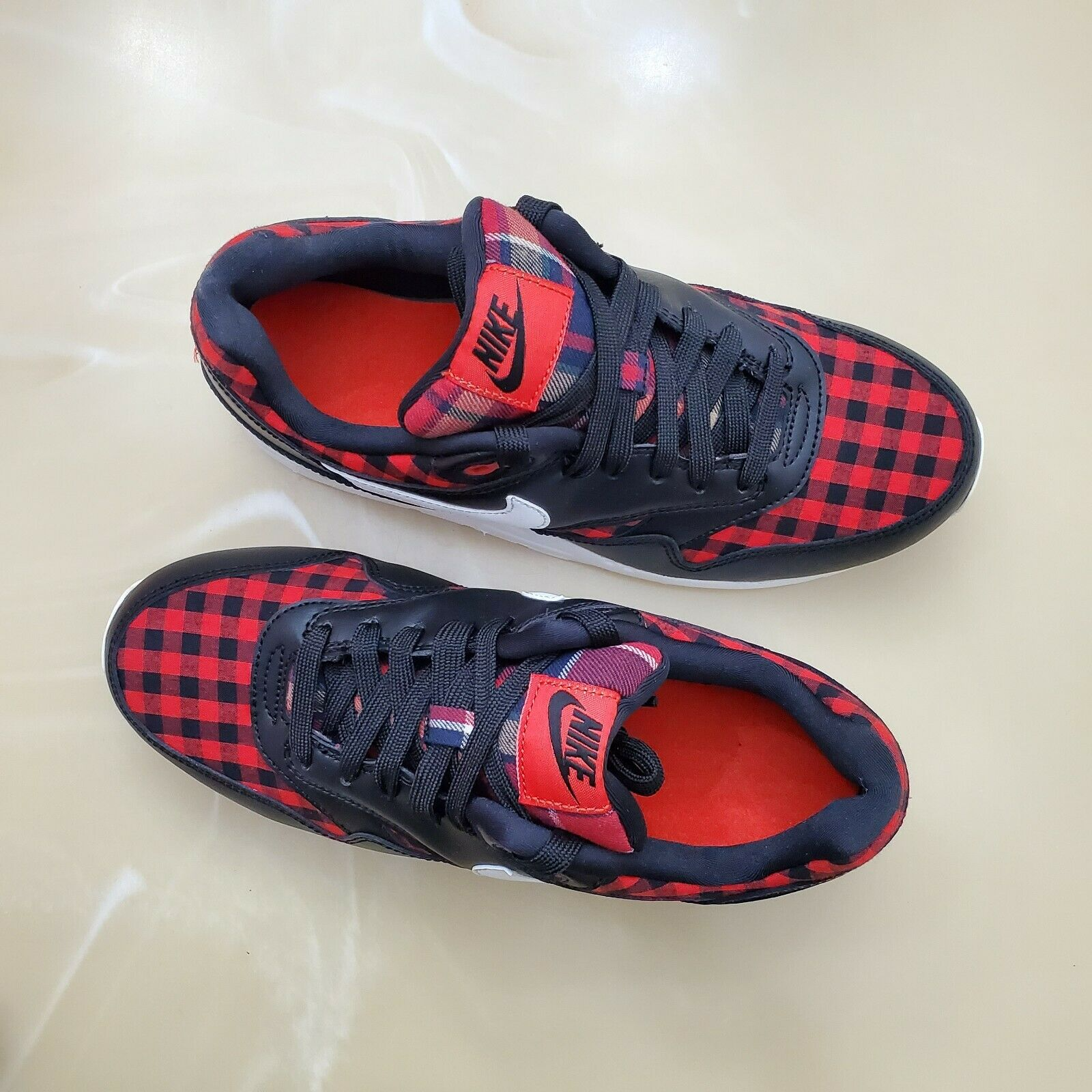 Giày Nike Air Max 1 SE GS 'Plaid' AQ3188-002 - Ảnh 3