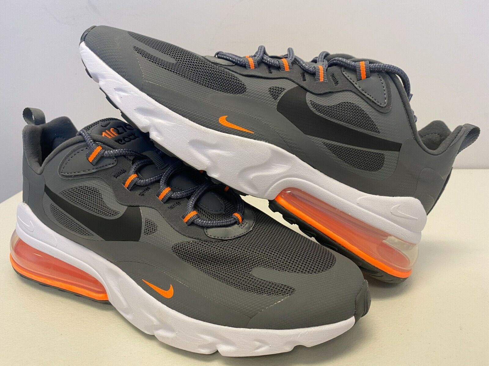 Giay Nike Air Max 270 React 'Iron Grey Total Orange' CZ2528-001