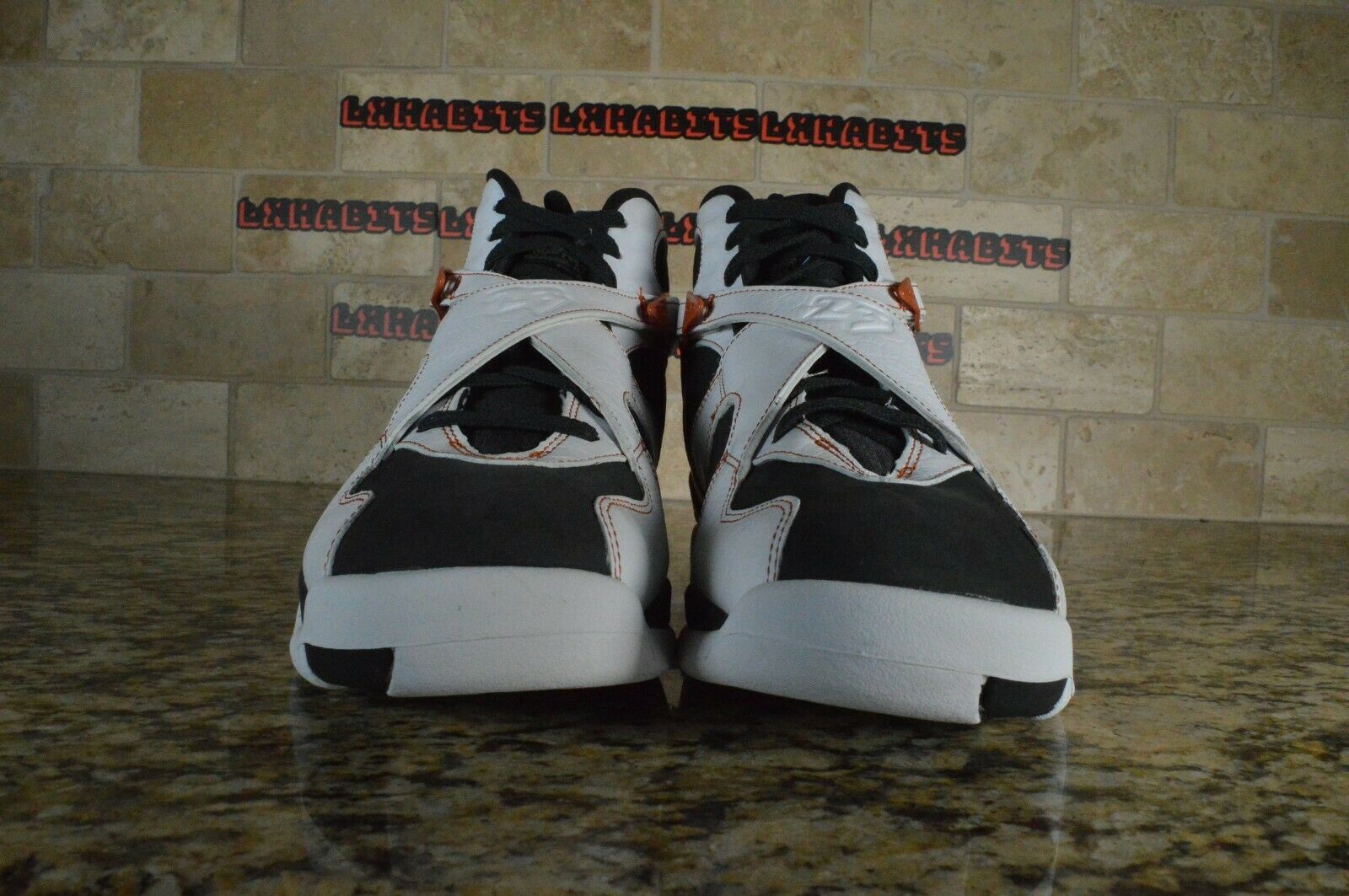 Giày Nike Air Jordan 8 Retro LS 'Black Toe' 317258-104 - Ảnh 4