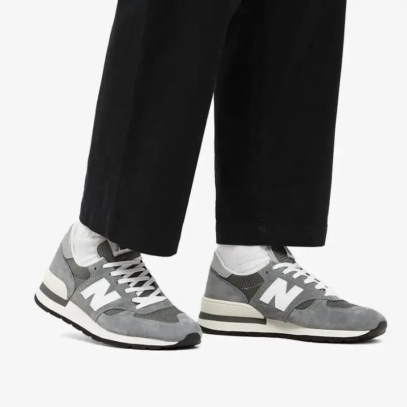 Alternative view of Giày New Balance 990v1 Made in USA 'Grey' M990GR1