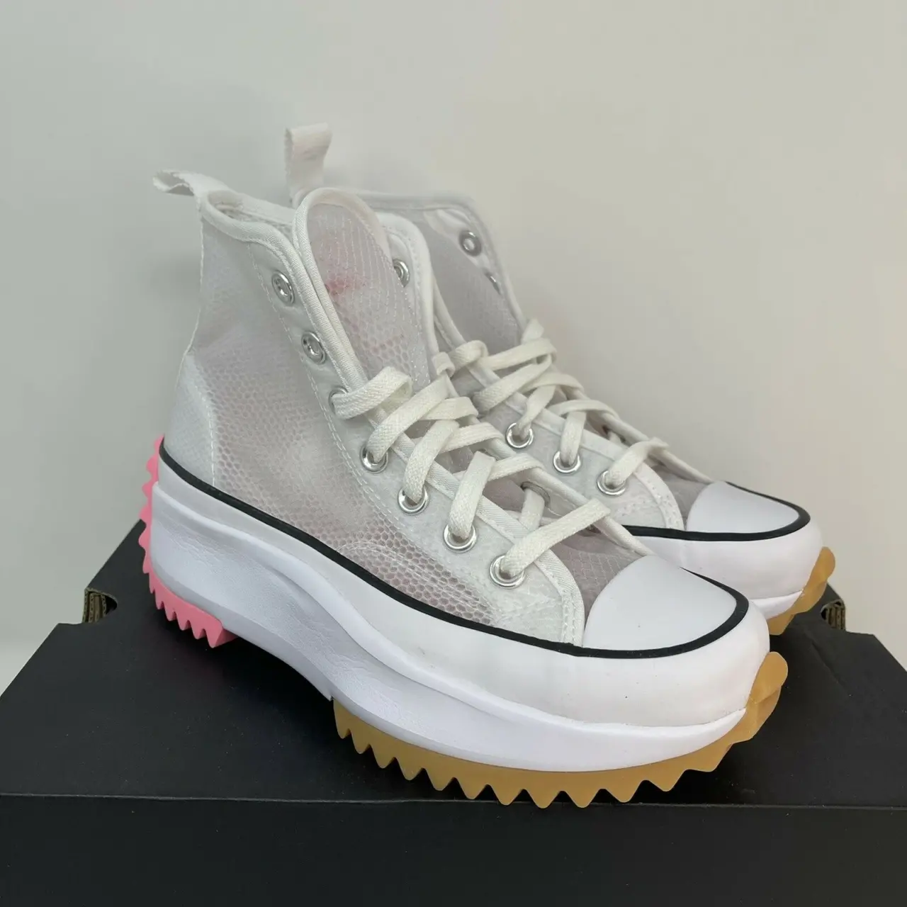 Alternative view of Giày Converse Run Star Hike High 'Concrete Heat White' 167851C