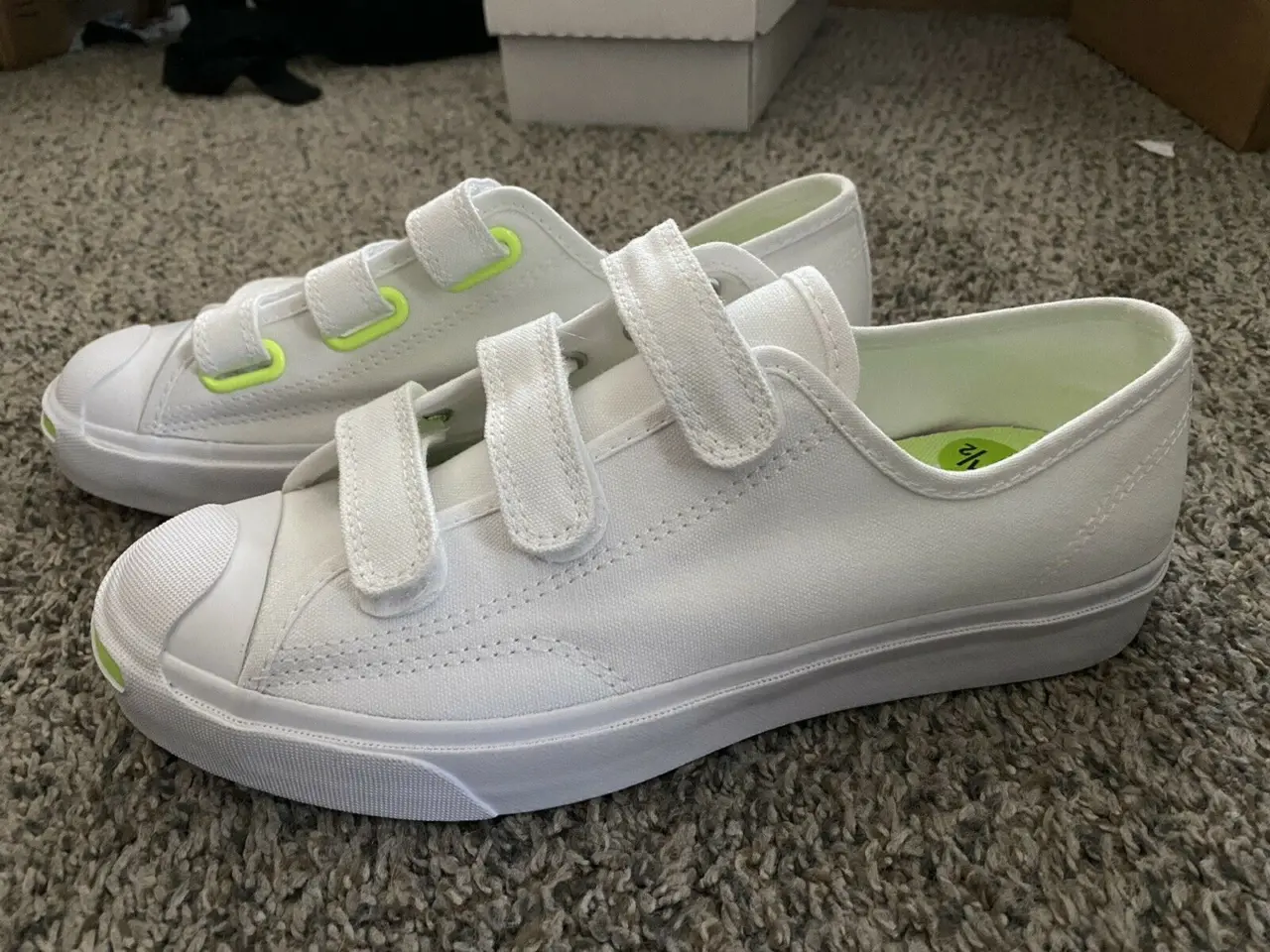 Alternative view of Giày Converse Jack Purcell 3V 'Black' 164601C