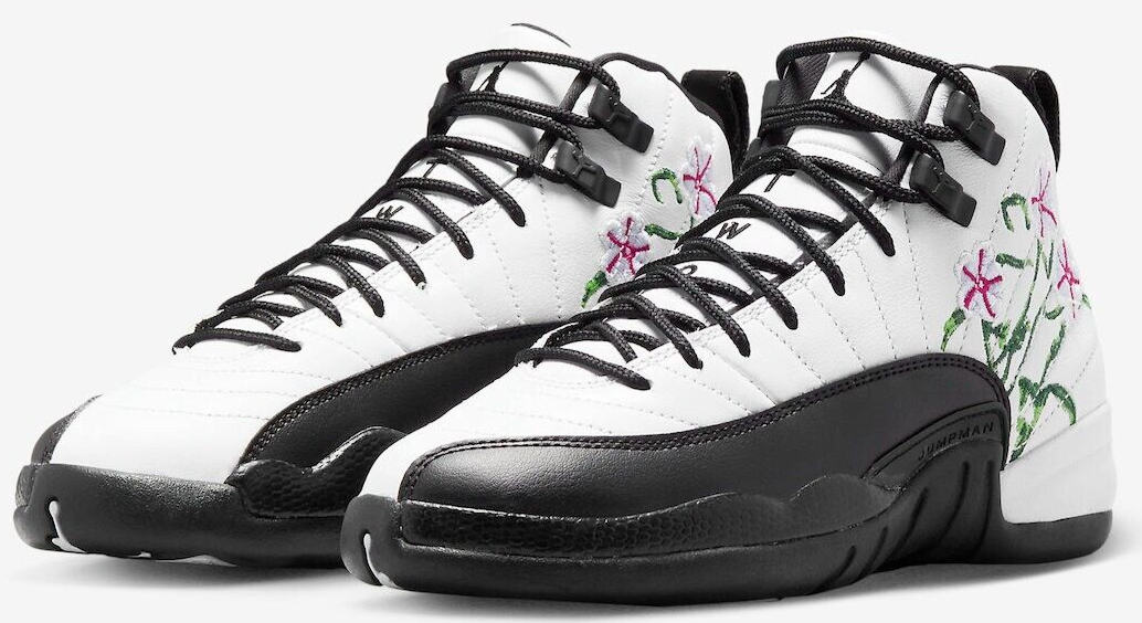 Giay Nike Air Jordan 12 Retro GS 'Floral' DR6956-100