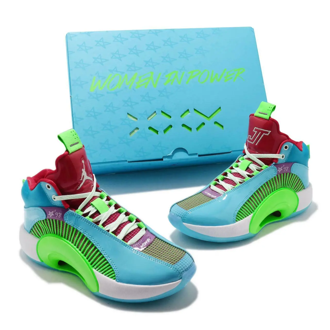 Alternative view of Giày Nike Jayson Tatum x Air Jordan 35 PF GS 'Greatest Gift' DJ9884-400