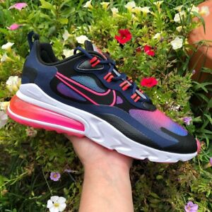 Alternative view of Giày Nike Wmns Air Max 270 React SE 'Midnight Navy Crimson' CK6929-400