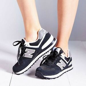 Alternative view of Giày New Balance Wmns 574 Black Grey White W574SKW