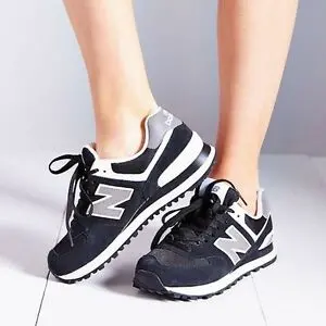 Alternative view of Giày New Balance Wmns 574 Black Grey White W574SKW