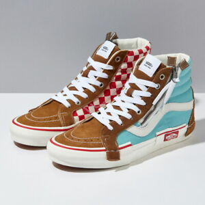 Giày Vans Sk8-Hi Reissue Cap Brown Blue VN0A3WM1602 - Ảnh 5