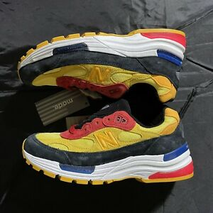 Giày New Balance 992 Made In USA 'Atomic Yellow Red' M992DM - Ảnh 3