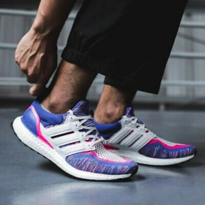 Alternative view of Giày Adidas UltraBoost 2.0 'Blue Pink' EG8107