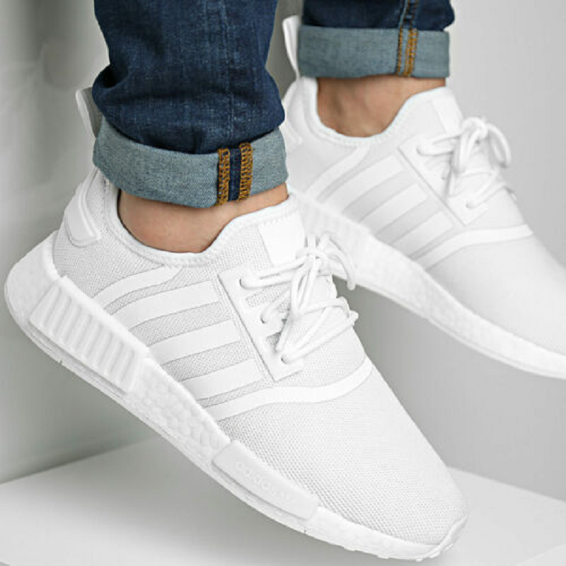 Giay Adidas NMD R1 Primeblue 'Triple White' GZ9259