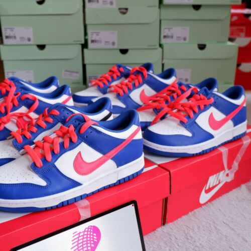 Giày Nike Dunk Low GS 'Game Royal Crimson' CW1590-104 - Ảnh 3