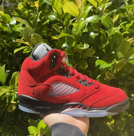 Giày Nike Air Jordan 5 Retro GS 'Raging Bull' 2021 440888-600 - Ảnh 2