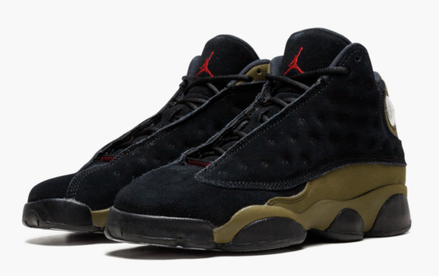 Giày Nike Air Jordan 13 Retro BG 'Olive' 884129-006 - Ảnh 2