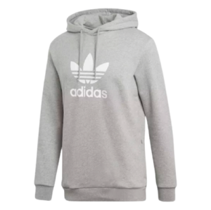 Áo Adidas Trefoil Hoodie Mens Grey White CY4572