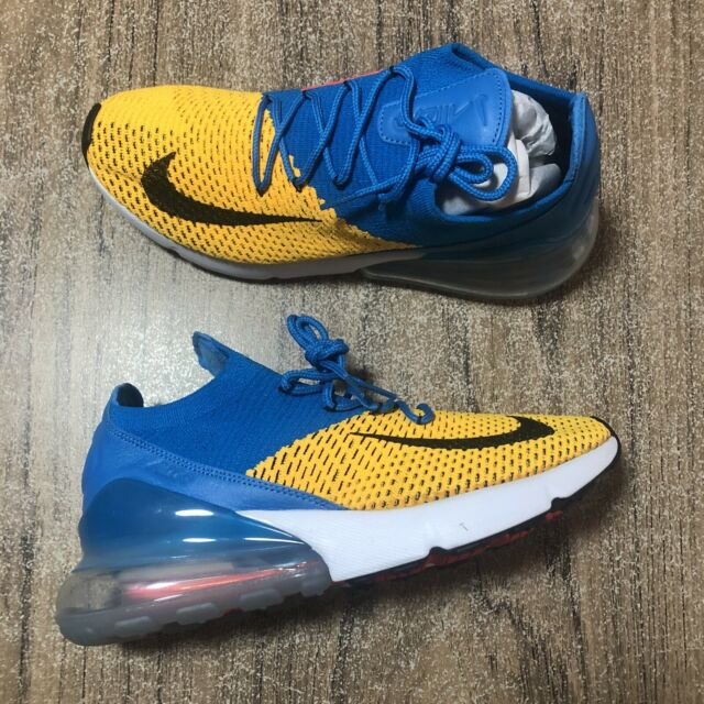 Giày Nike Air Max 270 Flyknit 'Blue Orbit' AO1023-800 - Ảnh 3