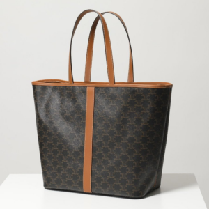 Alternative view of Túi Celine Medium Cabas In Triomphe Canvas Tan 191112CAS-04LU