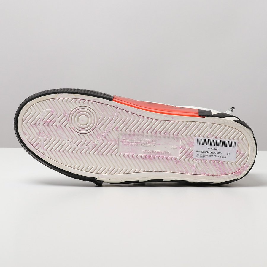 Giày Off-White Vulc Low 'White Black' OMIA085E20LEA001-0110 - Ảnh 7