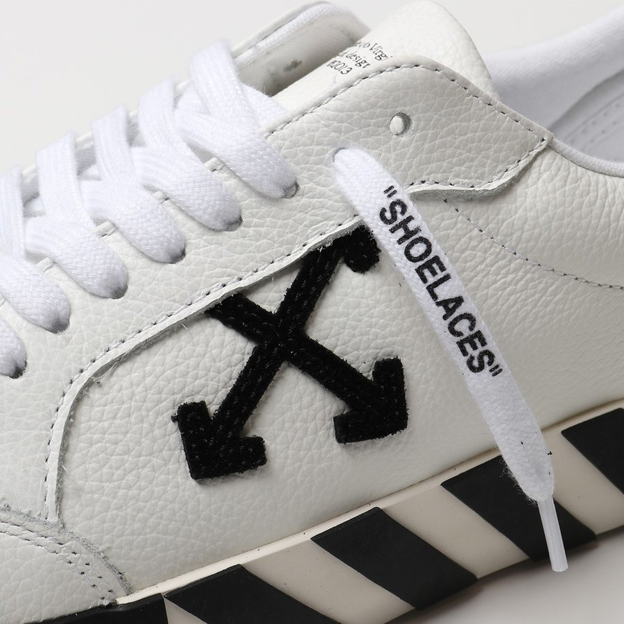 Giày Off-White Vulc Low 'White Black' OMIA085E20LEA001-0110 - Ảnh 8