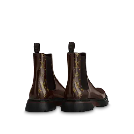 Alternative view of Giày Louis Vuitton Lv Bold Chelsea Boots Mocha Brown 1A9FEI