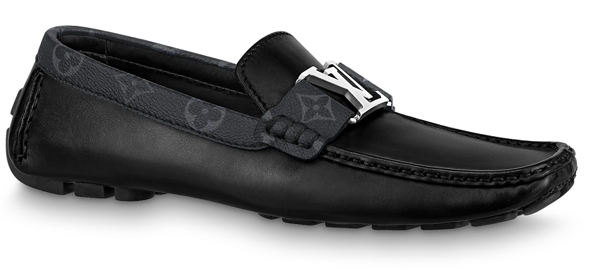 Giày Louis Vuitton Monte Carlo Moccasins 'Black' 1A8F6Z