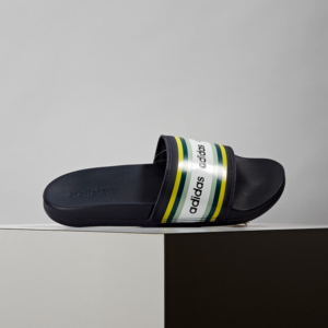 Alternative view of Dép Adidas Farm Rio Adilette Comfort 'Navy Blue Yellow' EH0033