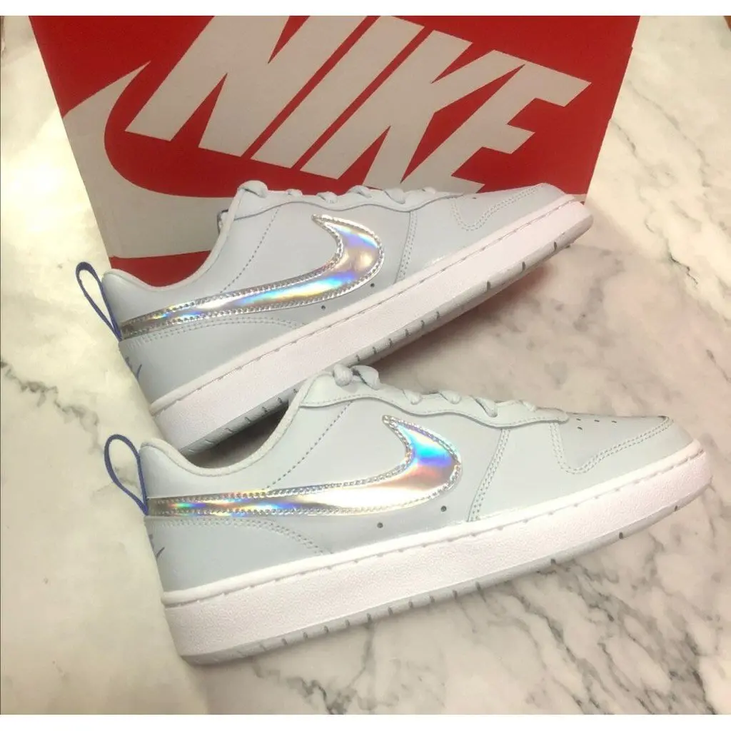 Alternative view of Giày Nike Court Borough Low 2 FP Aura (GS) CJ2239-401