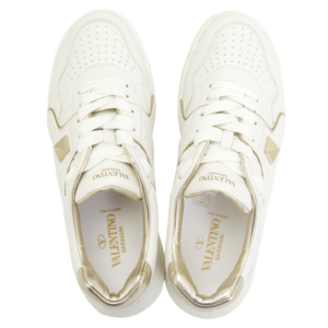 Giay Valentino Metallic One Stud 'White' S0E71RUS-L71