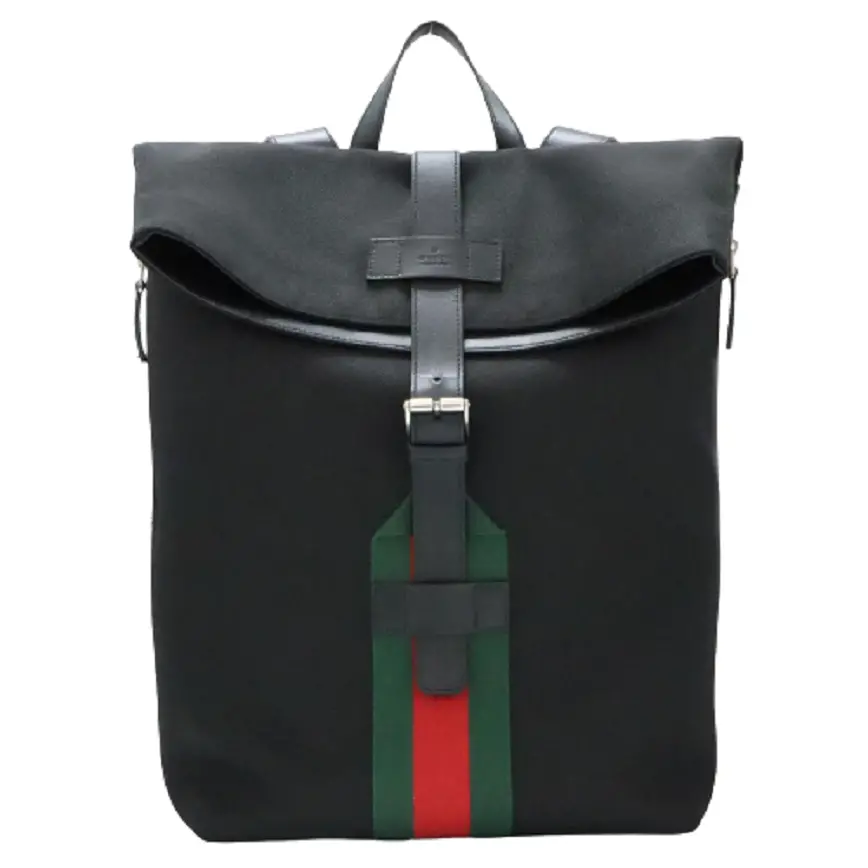 Balo Gucci Backpack Web Techno Canvas Black 619749