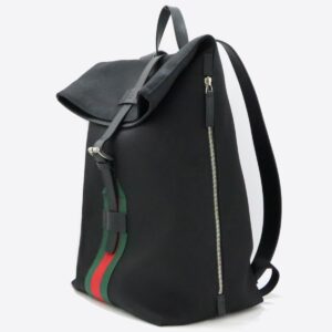 Alternative view of Balo Gucci Backpack Web Techno Canvas Black 619749