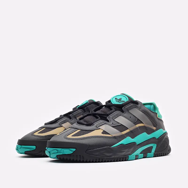 Alternative view of Giày Adidas Originals Niteball 'Black Green' S24142