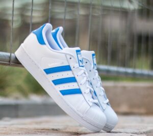 Alternative view of Giày Adidas Superstar 'White Ray Blue' S75929