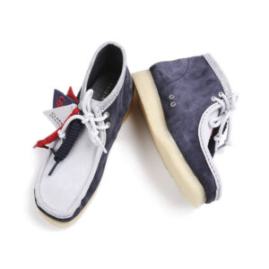 Giay Clarks Wallabee Boot VCY 'Navy' 261-65077