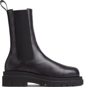 Giay Bottega Veneta Lug Shearling 'Black' 676890V1BN11000