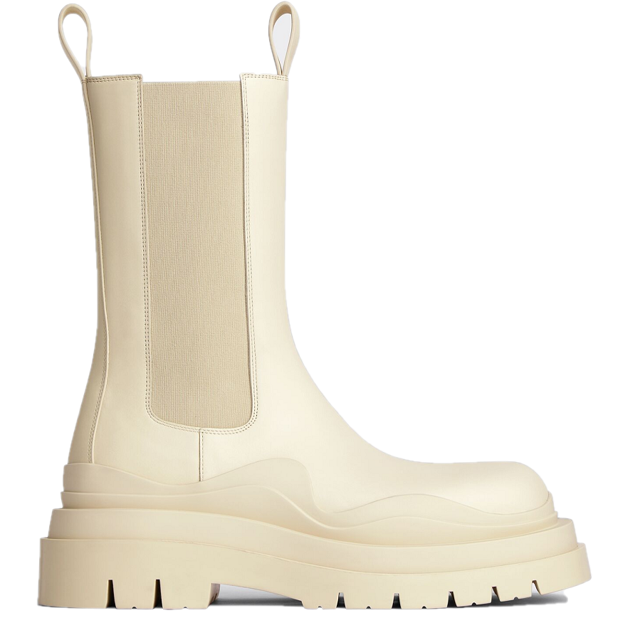 Giay Bottega Veneta Tire Chelsea Boot 'Sea Salt' 630284VBS509086