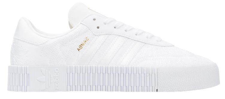 Giày Adidas Women's Sambarose 'White Gold Metallic' EG5158
