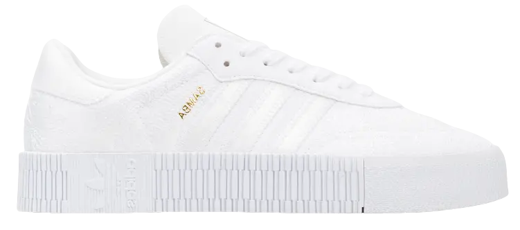 Giày Adidas Women's Sambarose 'White Gold Metallic' EG5158