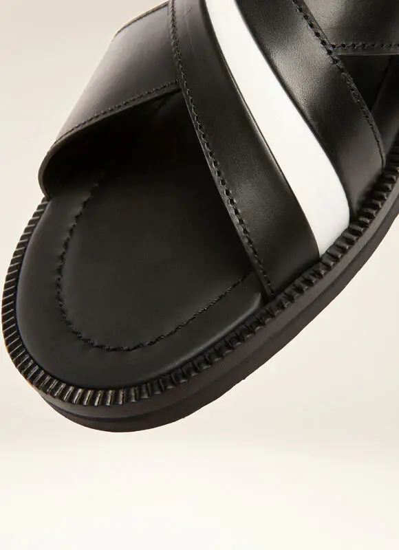 Alternative view of Dép Bally Jabil 'Black And White' JABIL-00