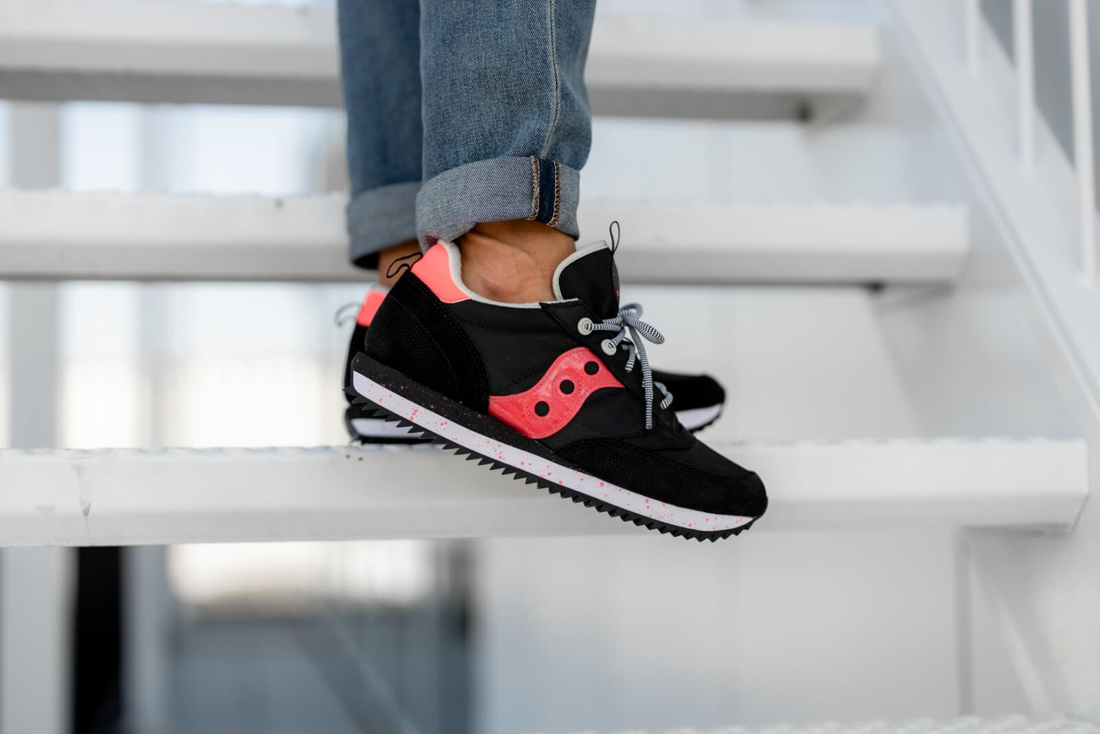 Giày Saucony Jazz Original Peak 'Black Vizi Pink' S70512-4 - Ảnh 3