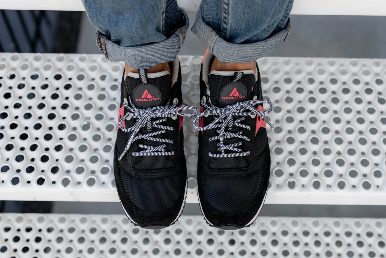 Giày Saucony Jazz Original Peak 'Black Vizi Pink' S70512-4 - Ảnh 4