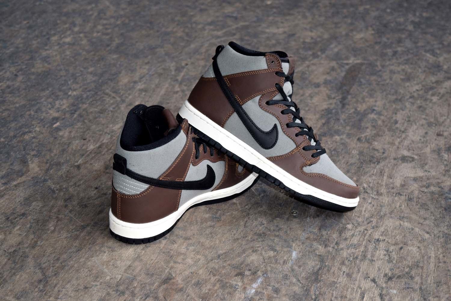Giày Nike SB Dunk High 'Baroque Brown' BQ6826-201 - Ảnh 5